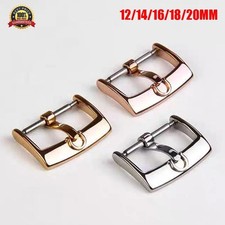 Stainless Steel Watch Buckle 12 14 16 18 20mm Substitute for Omega Watch Clasp