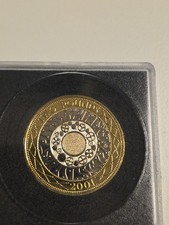 2001 Technology 2 Pound Coin Brilliant Uncirculated Mint Condition