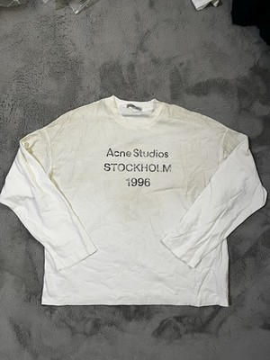 Acne Studios Stockholm Sweater Beige/Weiß Größe M Neu
