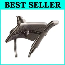 Dual Shower Head Combo with Four Spray Settings