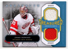2013-14 Upper Deck Artifacts Treasured Swatches Blue (B) Jimmy Howard Jersey
