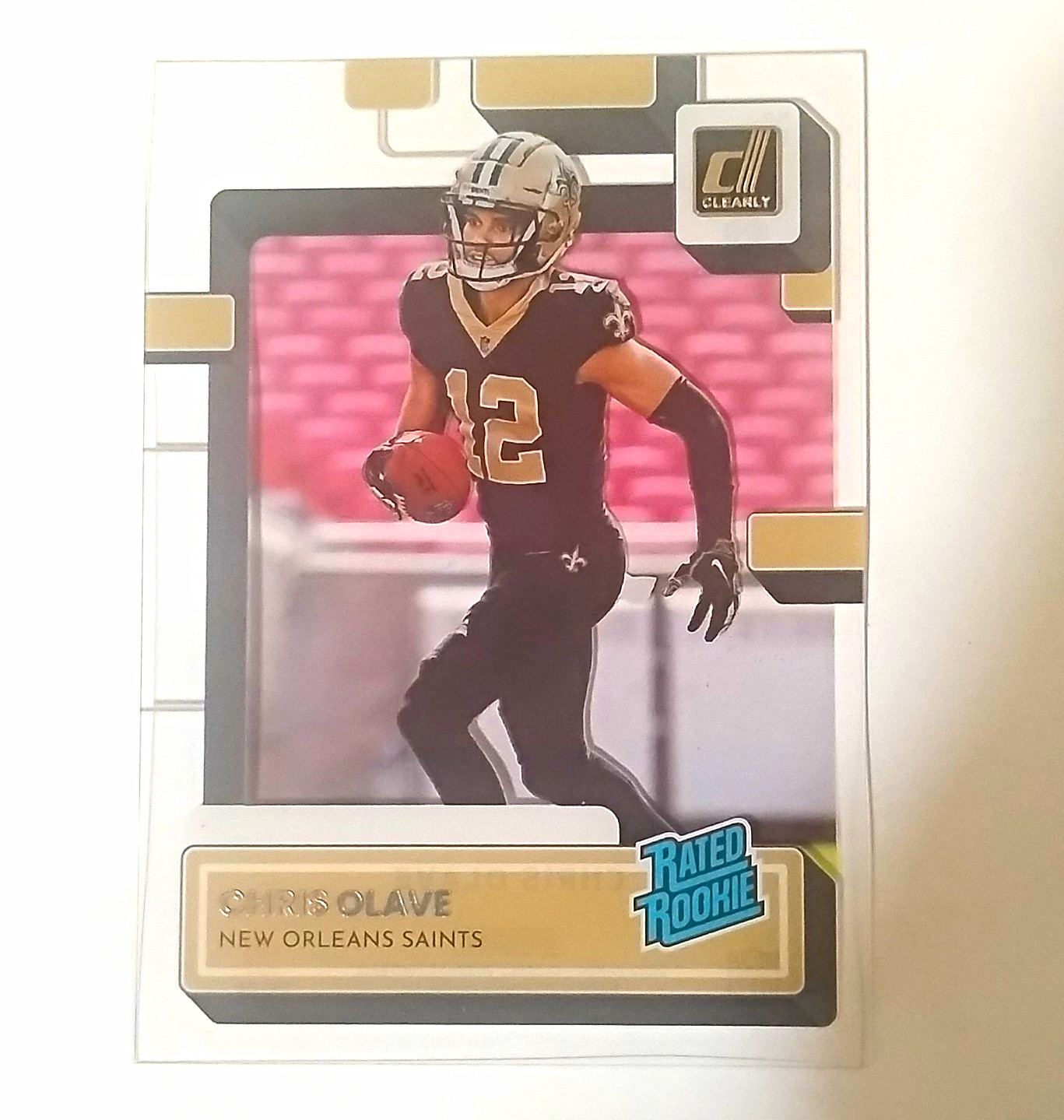 Chris Olave Panini Clearly Donruss #59 Base