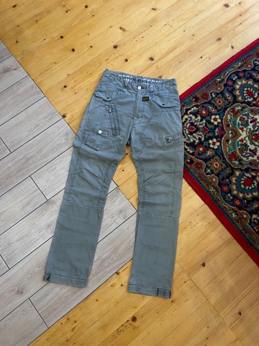 G-Star Raw Denim 3301 Cargo Multi Pockets Green Jeans Size 29x32 - Bild 1 von 20