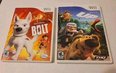 Disney Bolt & Disney Up Wii Video Games