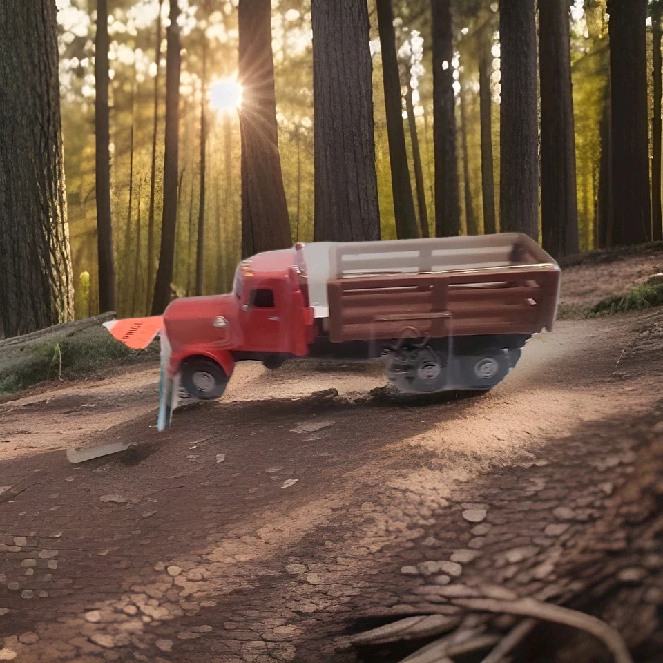 Red Truck - Small -  Boley  Model HO Scale 1/87 Die Cast New . - Image 2 of 3