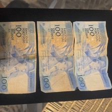Portugal- 100 Escudos- 1987 set of 3 pcs Banknote circulated see photos 📸📸#667
