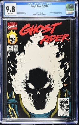 Ghost Rider #15 Mark Texeira Glow in the Dark Cover CGC 9.8
