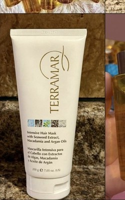 Terramar Hair Mask Seaweed Extract Macadamia Argan Oil 200g 7.05 oz