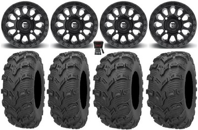 Fuel Vector MB 14'' Wheels 26'' Bear Claw EVO Tires Polaris RZR