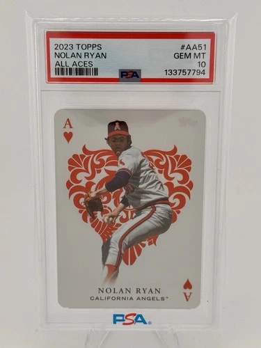 2023 Topps Update Series - All Aces Nolan Ryan #AA-51 PSA 10