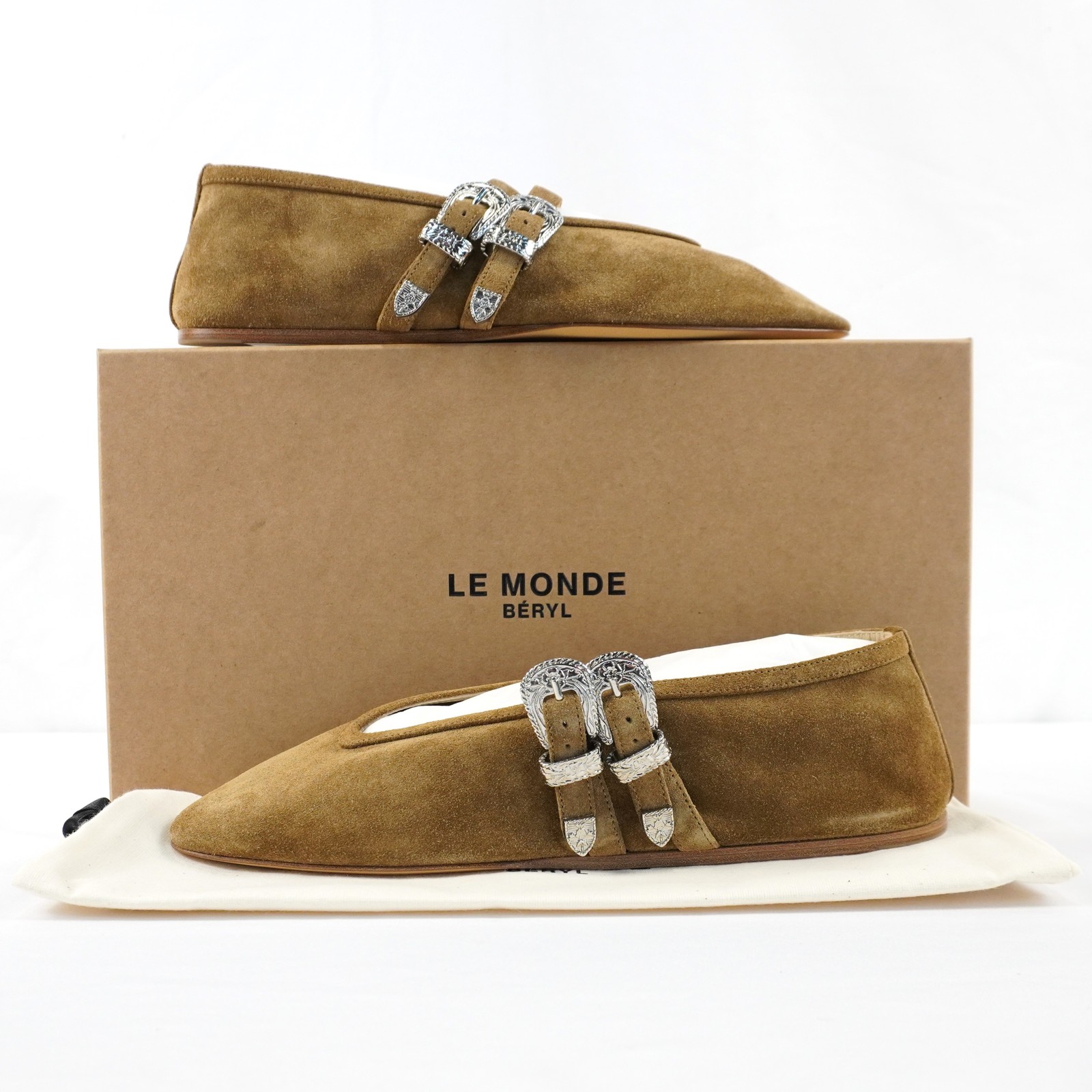 Le Monde Beryl Ballet Claudia Pisos en Taupe (BCS-SUE-TAU) - Mujer EU 38.5