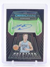LUKE KENNARD 2023-24 OBSIDIAN VOLCANIC SIGNATURES AUTO GREEN /25 #VS-KEN Q5700