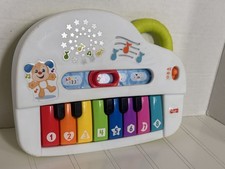 Fisher-Price Laugh  Learn Silly Sounds Light Up Piano- Tested-Works 
