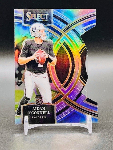 2023  Select - Premier Level Aidan O'Connell #163 Silver Prizm Die-Cut (RC)