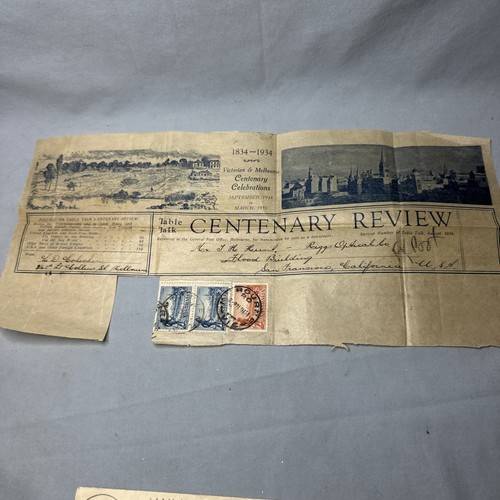 Vintage, Victorian & Melbourne Centenary Celebrations from 1834–1934,