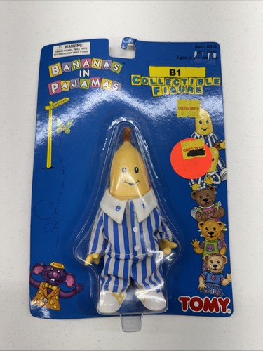 Bananas Pajamas B1 Vinyl Figure Posable Head Arms Tomy Vintage 1996