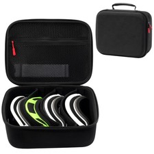Large Hard Case for Multiple Ski Goggles, Travel Carrying Snow Goggles Bag Co...