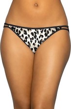 Vanity Fair 18108 Illumination String Bikini Panty LEOPARD Size 7 / L