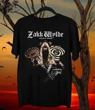 Rare Zakk Wylde Guitar Cotton T-shirt Short Sleeve S-5XL