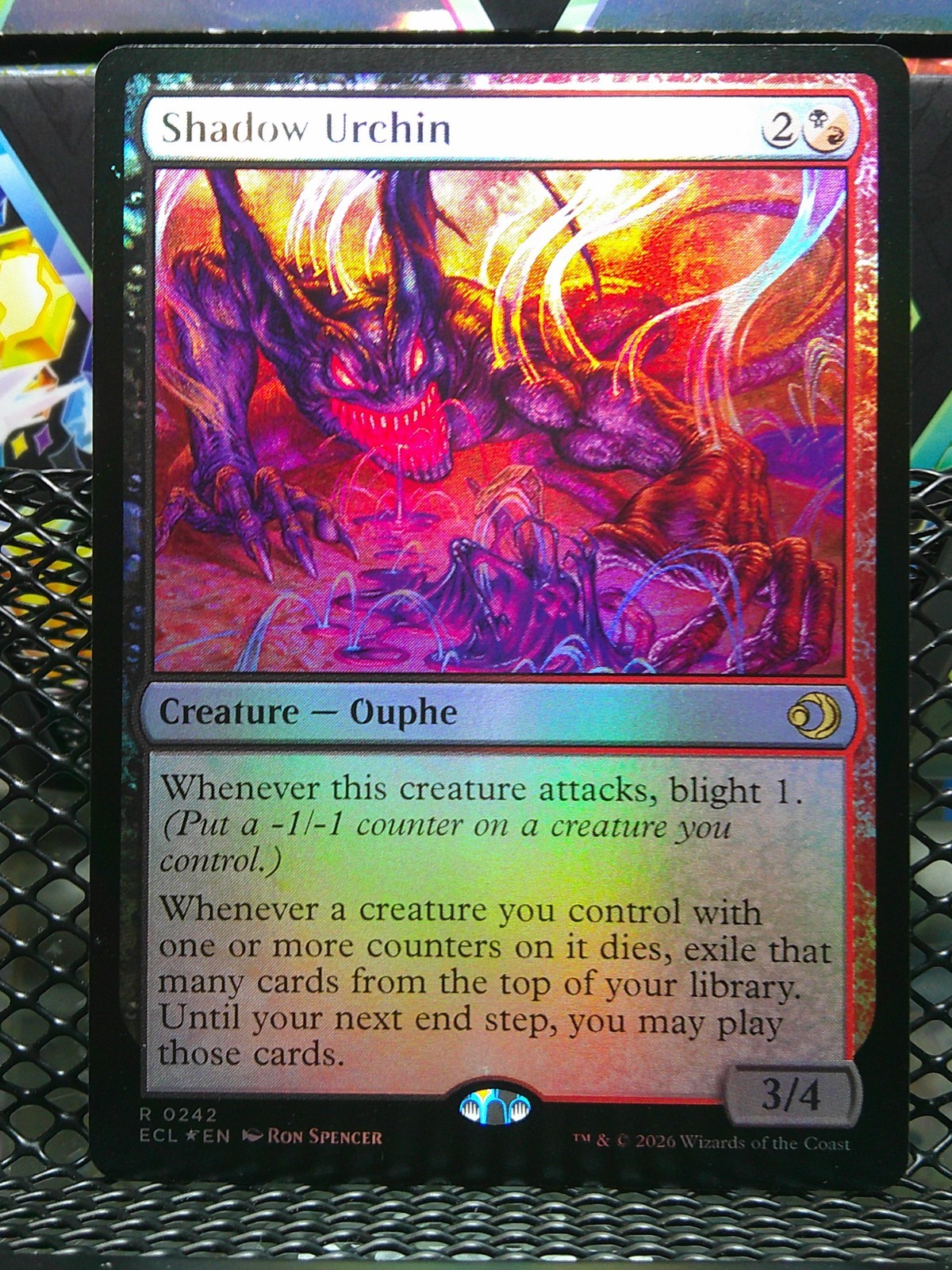 Shadow Urchin Lorwyn Eclipsed 242 Foil Magic The Gathering
