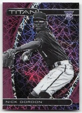2021 Panini Chronicles #17 Nick Gordon Titan Purple Velocity