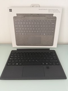 Microsoft MS Surface Pro 4 Type Cover Fingerprint grau Tastatur