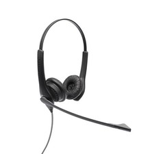 Jabra Biz 1100 EDU Duo USB Wired Headset Black NEW
