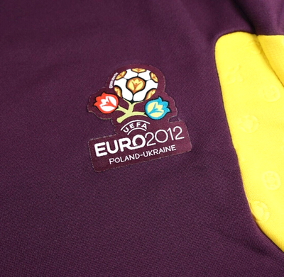 UEFA EURO2012  Poland-Ukraine パーカー Adidas UEFA Euro 2012 Poland Ukraine Sweatshirt Mens M Purple