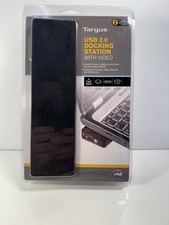 Targus USB 2.0 Universal Docking Station With Video For PC Laptop or Netbook
