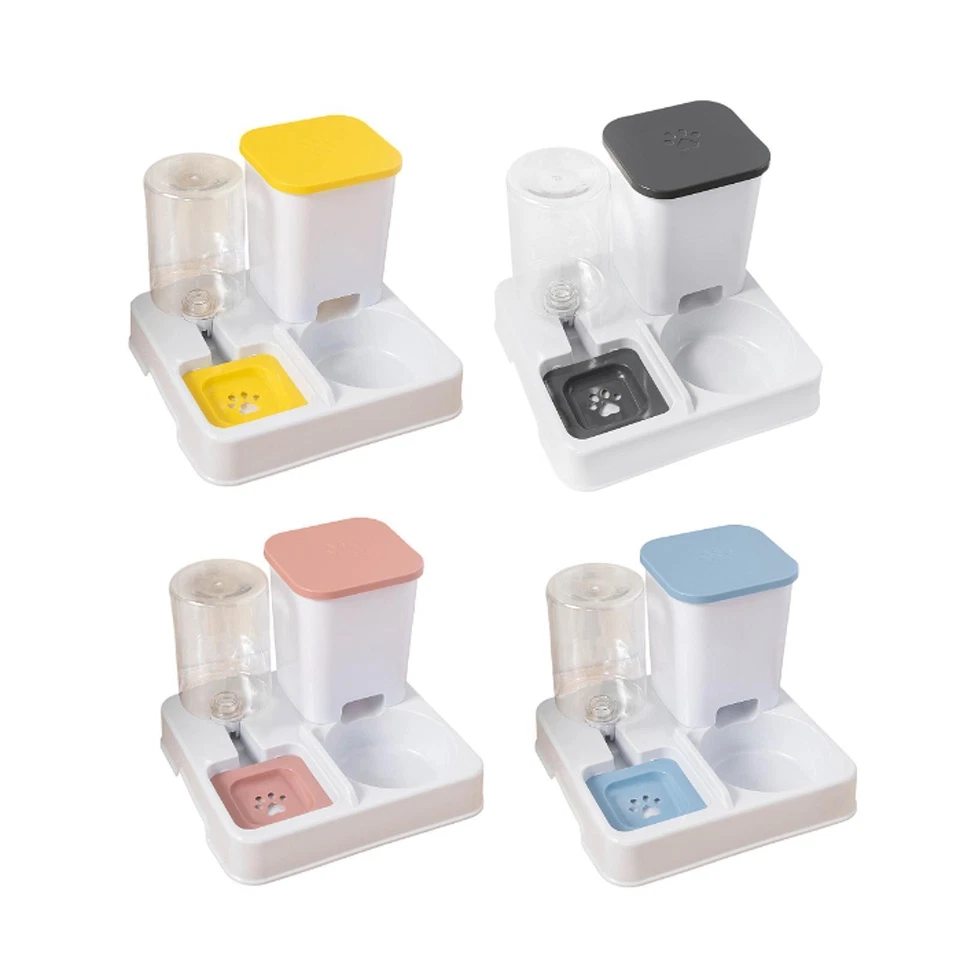 Automatic Pet Feeder Feeding Station Detachable for Indoor Cats Rabbits