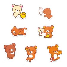 Kawaii Bear Sticker Lot Cute Animals Decal Pack Laptop Scrapbook Journal Decor