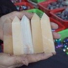 10.1LB 40Pcs Natural Afghanistan Calcite Crystal Tower Point Polished Healing — photo 4