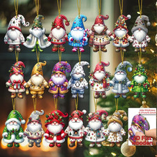 Set of 20 pieces Christmas Santa Gnomes Brand New