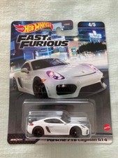 Hot Wheels - 2023 Fast & Furious Premium - Porsche 718 Cayman GT4 - New