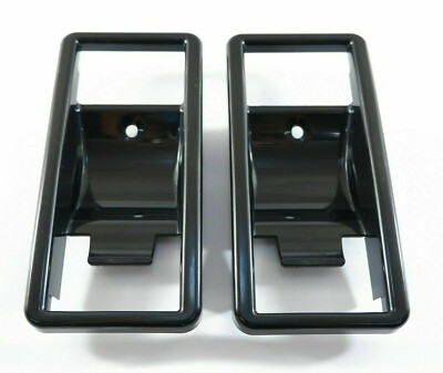 TOYOTA COROLLA TE31 TE37 KE30 CELICA TA22 RA23I NNER DOOR HANDLE BEZEL BLACK 2pc