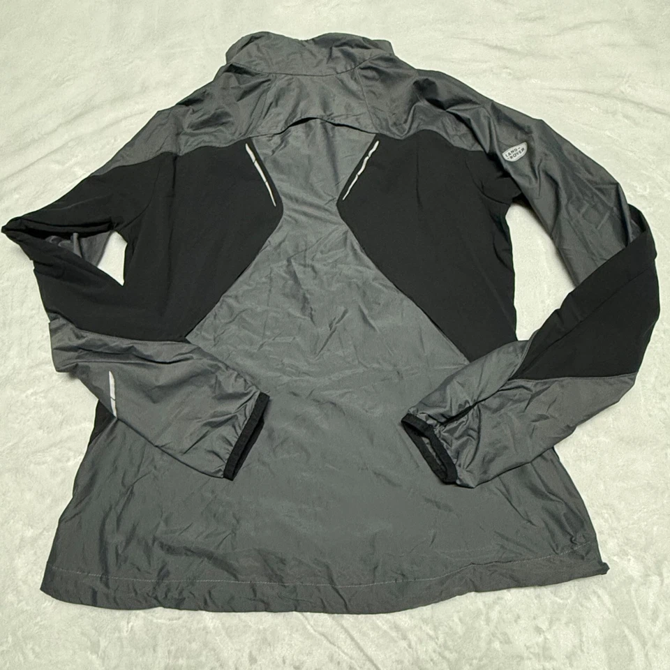 Columbia Land Rover Jacket Womens Large Gray Titanium Rain Coat Range Rover SUV - Image 4 of 4