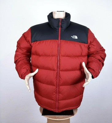 north face nuptse 2 red