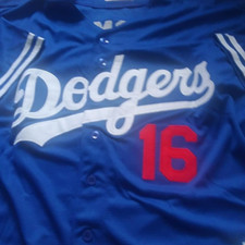 LOS ANGELES DODGERS HIDEO NOMO THROWBACK STITCHED CLASSIC Jersey SZ LARGE NWOT