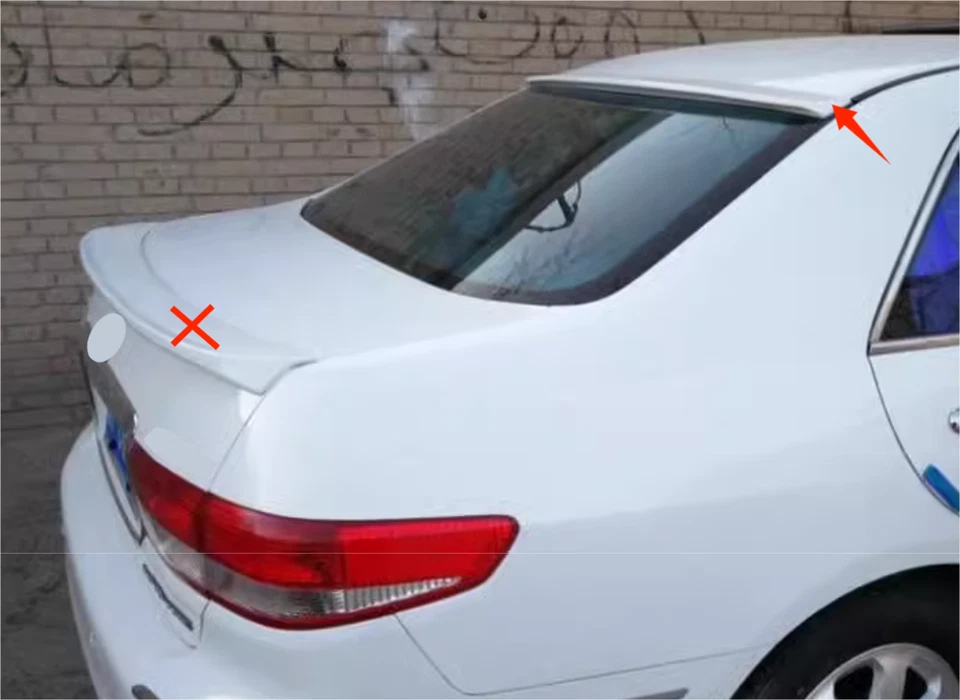 Alerón de techo trasero estilo fábrica para Honda Accord 2003-2007 sedán sin pintar Foto 3 de 4