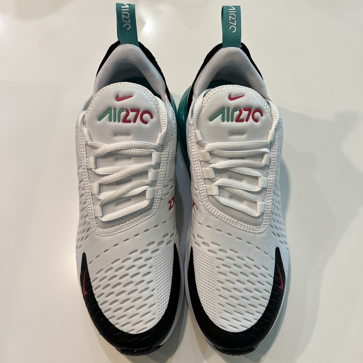 Nike Air Max 270 Casual Sneakers White/Teal/Rush Pink DR9876-100