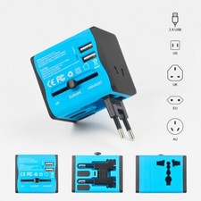 International Travel Adapter Universal Power Adaptor European Plug All In One