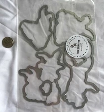 Simon Says Stamp "Bunny Wishes" Metal Cutting Dies, NIP