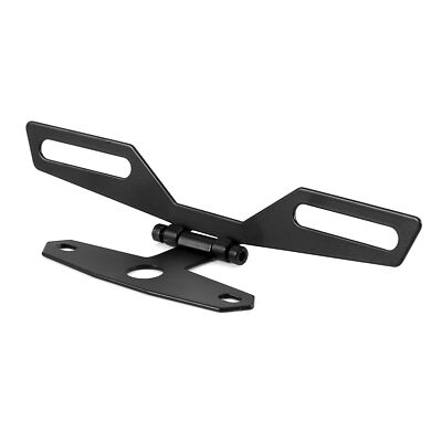Folding License Plate Tail Light Holder Rear Bracket Mount For Motorcycle ATV