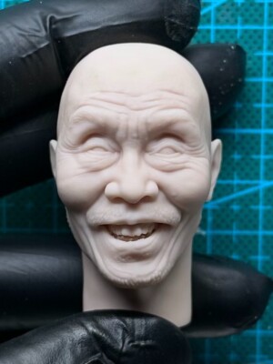 1/6 High Detail Unpainted 오영수 Oh Young-Su Head Sculpt for 12'' Action Figure