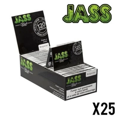 Jass Regular BLACK Edition 25 Carnets de 120 Feuilles