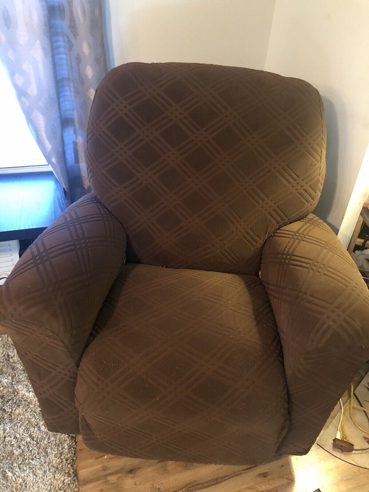 Brown Recliner Cover Lazy Boy Recliner Stretch Slipcover Chair Cover