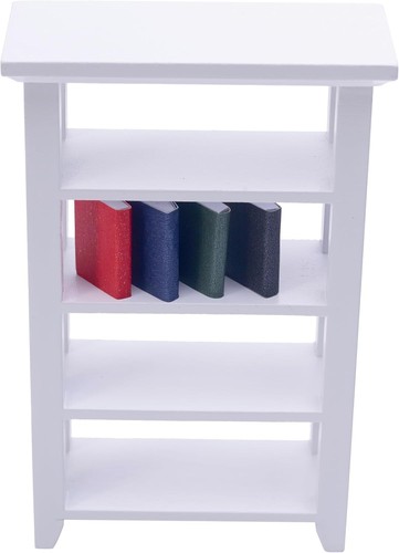 2Pcs 1:12 Miniature Dollhouse Bookshelf Shelf Rack Display Furniture Accessories - Picture 14 of 27