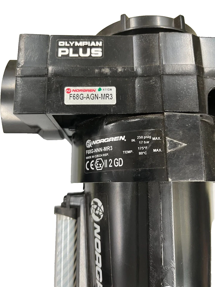 NORGREN  F68G Olympian Plus  F68G-AGN-MR3 AIR FILTER G 1-1/4" Manual Drain - Image 3 of 3