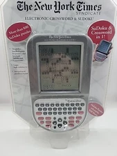 The New York Times Syndicate Electronic Handheld Game- Crossword & Sudoku NEW