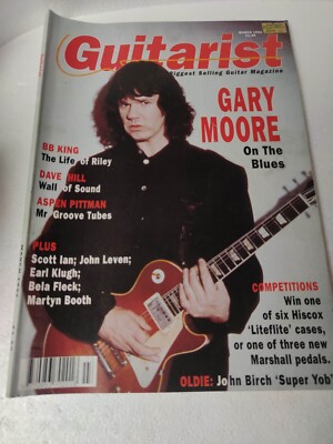 Guitarist Mag 1992 GARY MOORE BB King Dave Hill Aspen Pittman Scott Ian